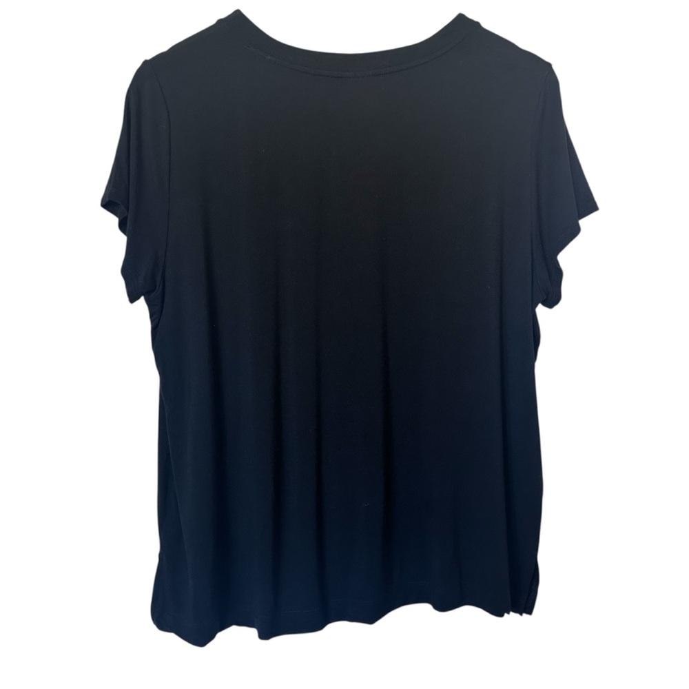 Soma COOL NIGHTS Banded Joggers & Short Sleeve Top Pajama Set Stargazer Grand L - Picture 5 of 14